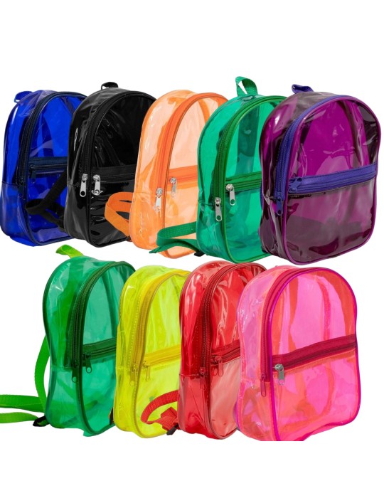 Mochila Dulcero Traslúcidas de Colores